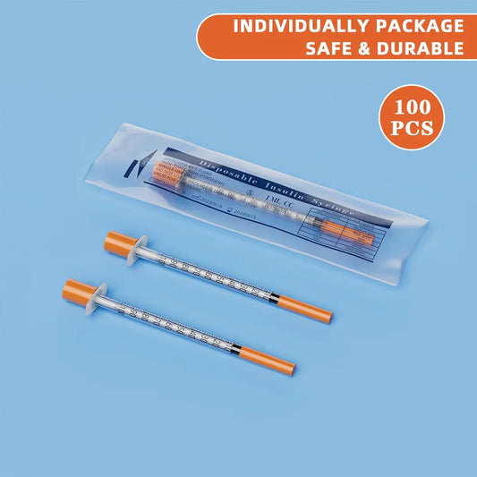 The Essential Guide to Insulin Syringes: U-100 1ml/cc Disposable Syringes with 31G 1/4 Inch (6mm) Needles