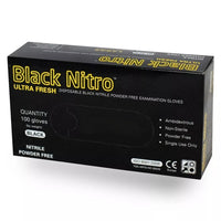 500pcs Work Gloves XXL Heavyduty Black Nitrile Medical Food Mechanic Industrial Spa