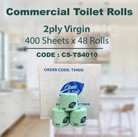 48 Rolls (400 Sheets / Roll) Premium 2-Ply Toilet Paper