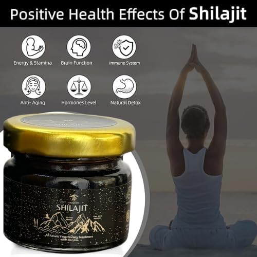 50 Grams 100% Pure Shilajit Rich in 85+ Minerals & Fulvic Acid | Supports Energy, Vitality & Focus - Support Immune System