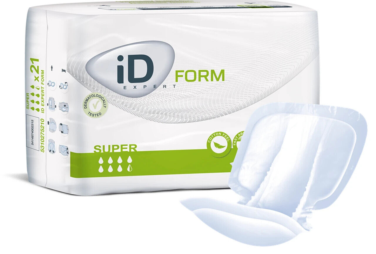 126 pcs | ID FORM Super Size 2 Adult Diaper | 560x260mm 2900ml