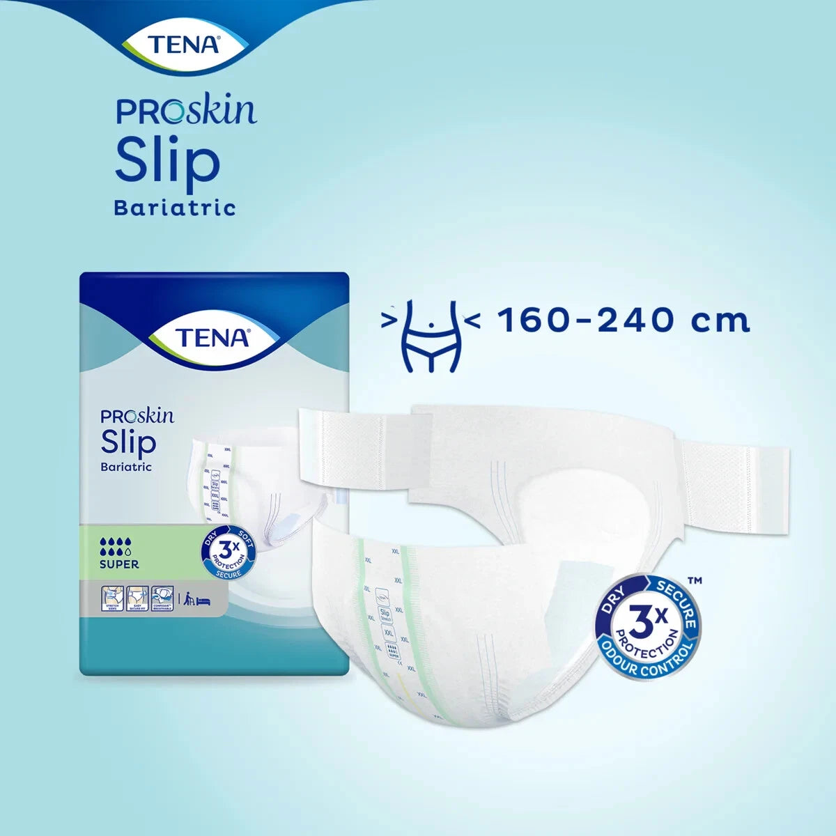 3XL (32-Pack) Tena Stretch Bariatric Diaper