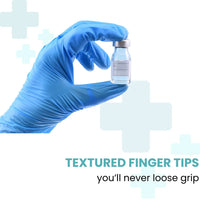 1000pcs | S, M, L XL, XXL | Blue Nitrile Gloves | Powder-Free