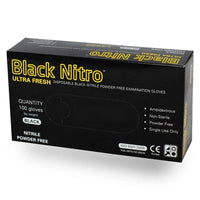 1000pcs | Large | Heavy-Duty Black Nitrile Gloves | Powder-Free